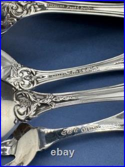 Francis 1 Reed & Barton Sterling Silver 3 Pc. Set 144 grams Gravy, Tongs, Jelly