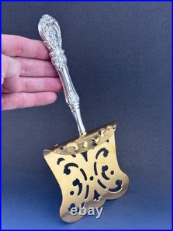 Francis 1 Reed & Barton Sterling Silver Gold Plated Hooded Asparagus Server 9.2