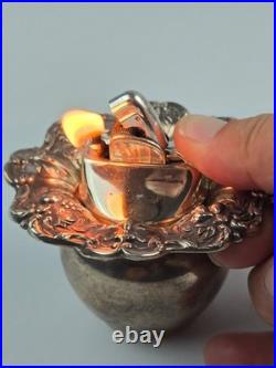 Francis 1 Reed & Barton Sterling silver Evans Table lighter Working USA made