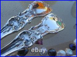 Francis 1 Sterling Silver Reed Barton Salad Pair Servers Spoon Fork Large Heavy