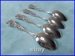 Francis 1 by Reed & Barton Lot of 4 Sterling Silver Teaspoons 6'