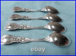 Francis 1 by Reed & Barton Lot of 4 Sterling Silver Teaspoons 6'