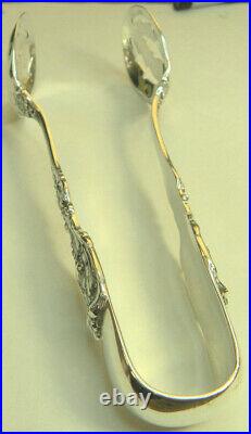 Francis 1st Reed Barton 7 Ice Or Buffet Serving Sterling Tongs Gorgeous No Mono