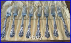 Francis 1st Reed & Barton dinner Forks Sterling silver monogrammed B 7 1/4