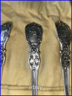 Francis 1st Reed & Barton dinner Forks Sterling silver monogrammed B 7 1/4