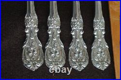 Francis 1st Sterling Silver Reed Barton fork 7 1/4 SET of 4 not scrap