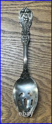 Francis 1st by Reed Barton Pierced Serving Spoon No Monogram Old Mark
