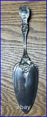 Francis 1st by Reed Barton Solid Pie Server New Mark Monogram Back