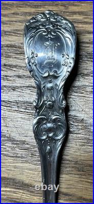 Francis 1st by Reed Barton Solid Pie Server New Mark Monogram Back