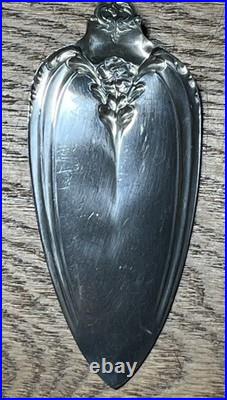 Francis 1st by Reed Barton Solid Pie Server New Mark Monogram Back