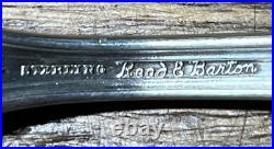 Francis 1st by Reed Barton Solid Pie Server New Mark Monogram Back