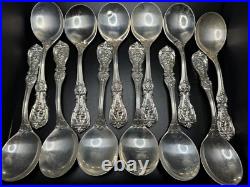 Francis 1st by Reed and Barton Set of 12 Sterling Silver Gumbo Spoons 7 1/4