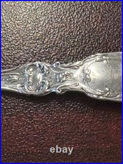 Francis -Baby Fork Solid Sterling Reed Barton Sterling