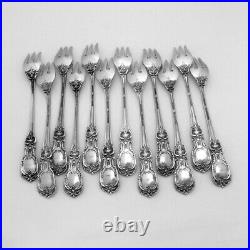 Francis I 12 Cocktail Forks Reed Barton Sterling Silver 1950 No Mono