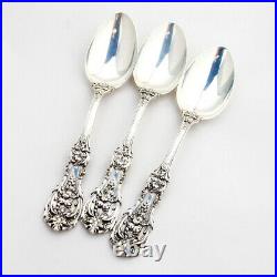 Francis I 3 Table Serving Spoons Set Reed Barton Sterling Silver 1907