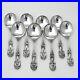 Francis I 8 Cream Soup Spoons Set Reed Barton Sterling Silver 1950