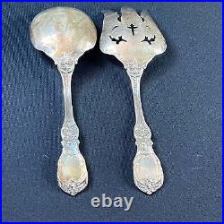 Francis I By Reed & Barton Sterling Silver Eagle-R-Lion Berry Spoon & Cold Meat