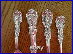 Francis I By Reed and Barton Old Sterling Silver Dinner Setting 4pc Excellent