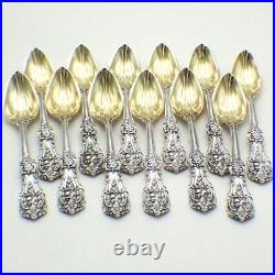 Francis I Citrus Grapefruit Spoons Set of 12 Reed and Barton Sterling Mono GC