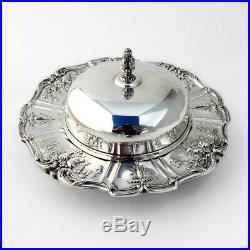Francis I Covered Butter Dish Reed Barton Sterling Silver 1953