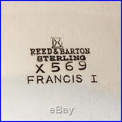 Francis I Covered Butter Dish Reed Barton Sterling Silver 1953