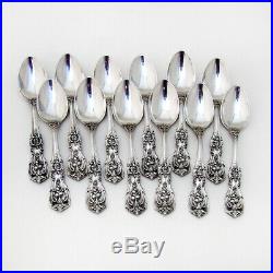 Francis I Demitasse Spoons 12 Sterling Silver Reed and Barton