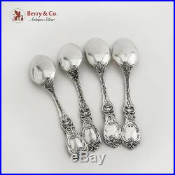 Francis I Demitasse Spoons 4 Sterling Silver Reed and Barton