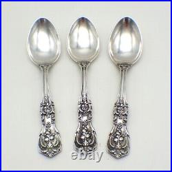 Francis I Demitasse Spoons Set of 3 Sterling Silver Reed and Barton New Marks