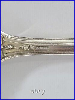 Francis I Reed & Barton Old Mark Sterling Silver Serving Spoon Pierced Open End