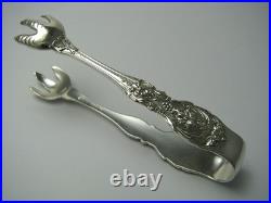 Francis I Reed & Barton STERLING SILVER TONGS SUGAR TONGS c1907 Old Mark No Mono