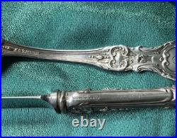 Francis I Reed & Barton Sterling Flatware Spoon Salad Fork Knife Old Mark
