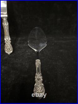 Francis I Reed & Barton Sterling Handle Cake Pie Server & Knife Set A8