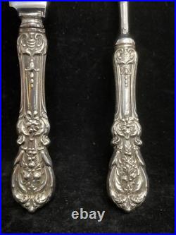Francis I Reed & Barton Sterling Handle Cake Pie Server & Knife Set A8