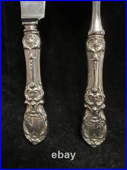 Francis I Reed & Barton Sterling Handle Cake Pie Server & Knife Set A8