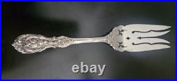 Francis I Reed & Barton Sterling Pierced Salad Serving Fork 9'no momo
