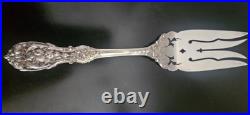 Francis I Reed & Barton Sterling Pierced Salad Serving Fork 9'no momo