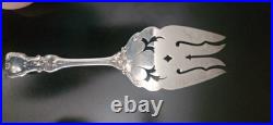 Francis I Reed & Barton Sterling Pierced Salad Serving Fork 9'no momo
