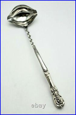 Francis I Reed & Barton Sterling Punch Ladle with Twist Handle Custom Made