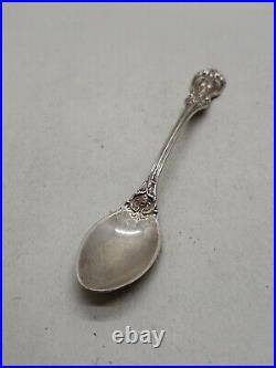 Francis I Reed & Barton Sterling Silver Baby Infant Feeder Spoon Old Mark 5 7/8