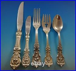 Francis I Reed & Barton Sterling Silver Flatware Service For 12 Set 60 Pieces