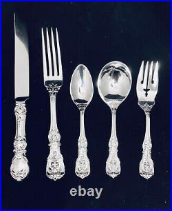 Francis I Reed & Barton Sterling Silver Flatware Set for 12 Service High-Grade