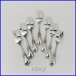 Francis I Reed & Barton Sterling Silver Salad Forks (7) Mono