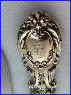 Francis I Reed & Barton Sterling Silver dessert butter knives old mark set of 12