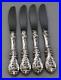 Francis I- Reed & Barton Sterling Silver set of 4 Butter Spreaders 6 3/8