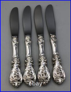 Francis I- Reed & Barton Sterling Silver set of 4 Butter Spreaders 6 3/8