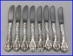 Francis I- Reed & Barton Sterling Silver set of 8 Butter Spreaders 6 3/8