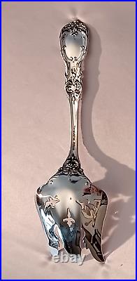 Francis I Reed and Barton Sterling Pierced Salad Serving Fork- 9 1/2