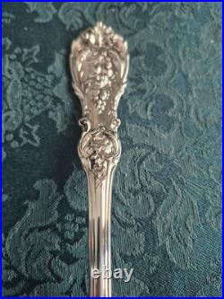 Francis I Reed and Barton Sterling Pierced Table Serving Spoon 3 tine prc old mk