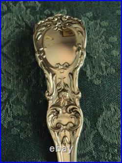Francis I Reed and Barton Sterling Pierced Table Serving Spoon 3 tine prc old mk