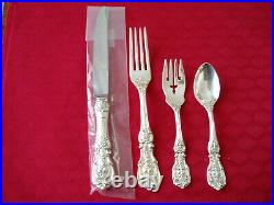 Francis I STERLING 4 PIECE TRUE DINNER SETTING BY REED&BARTON (OLD MARK)